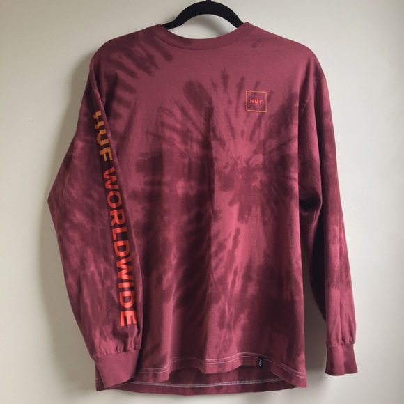 HUF Tie-Dye Long Sleeve Shirt - Picture 4 of 8